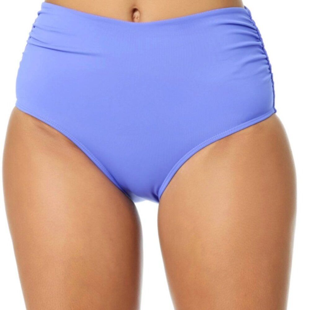Anne Cole Women's Periwinkle Convertible High Waisted Swim Bottoms Size 20W
